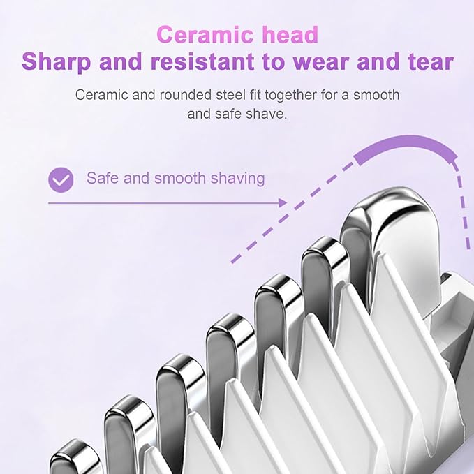 2-in-1 Portable Ladies Shaver
